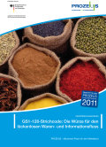 ROWO-FOOD GmbH: Tittelblatt der Broschüre &quot;GS1-128-Strichcode: Die Würze für den lückenlosen Waren- und Informationsfluss&quot;