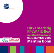 EPC/RFID live! im Modebusiness