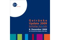 GS1 Getraenke Update 2009