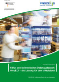 DEINZER GmbH: Tittelblatt der Broschüre &quot;Fit für den elektronischen Datenaustausch: WebEDI – die Lösung für den Mittelstand&quot;