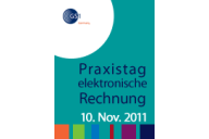 Banner Praxistag Elektronische Rechnung im November 2011